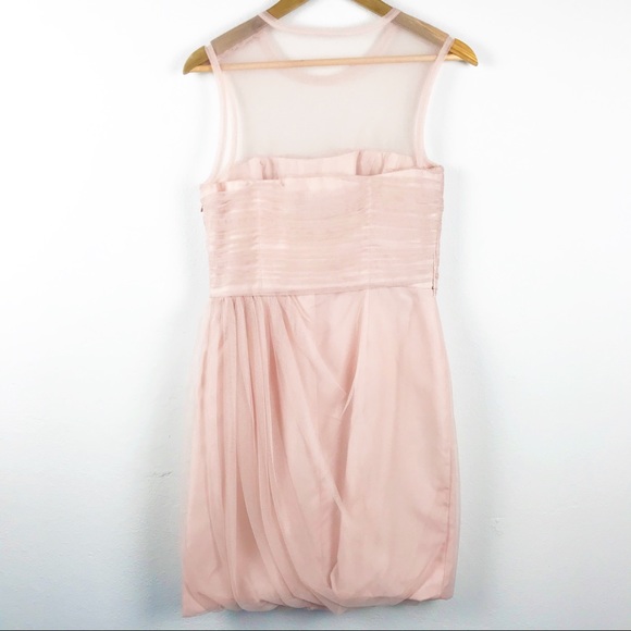 Vera Wang White Blush Tulle Bridesmaid Dre… - Picture 8 of 10